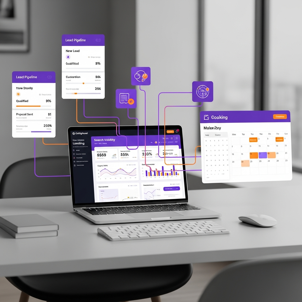 GoHighLevel SEO search strategy workspace