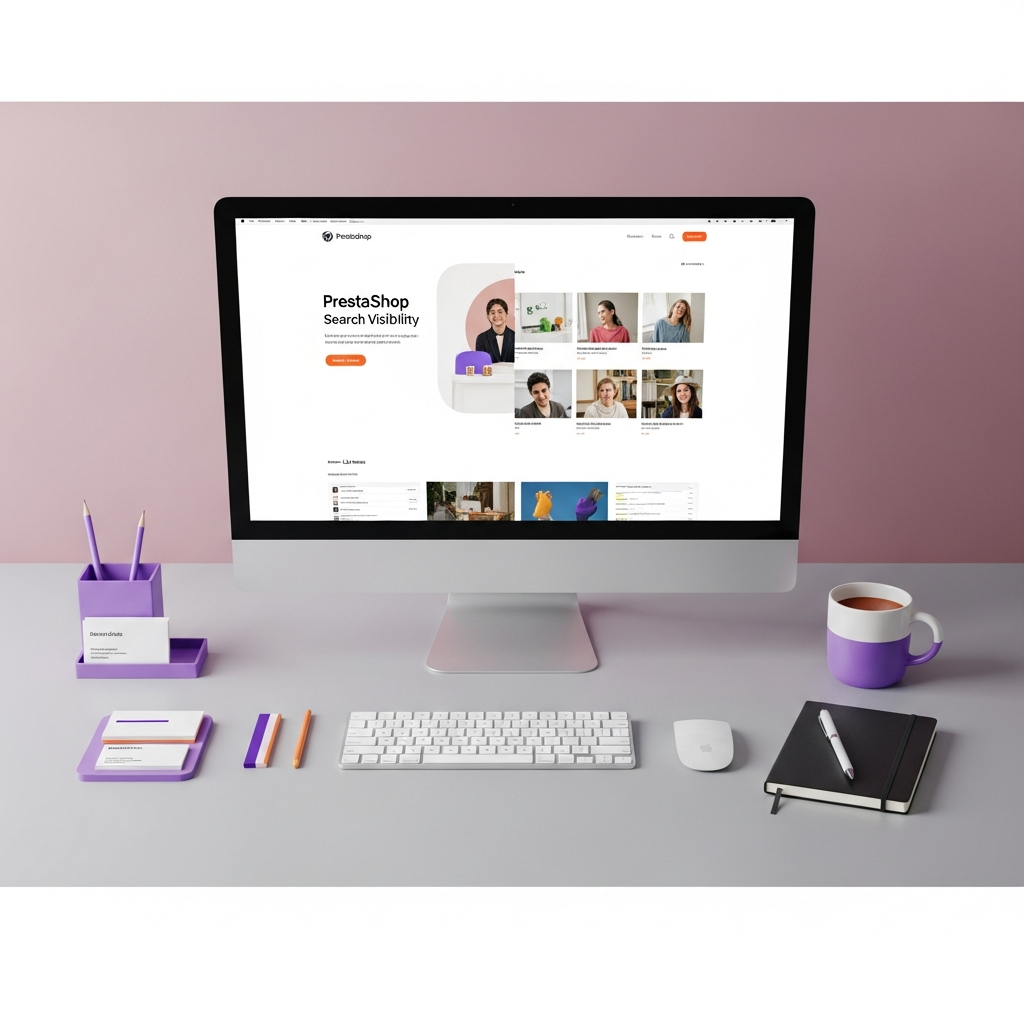 PrestaShop SEO search strategy workspace