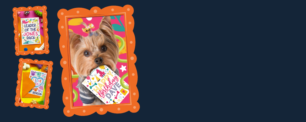 Scoff Paper edible dog card product artwork