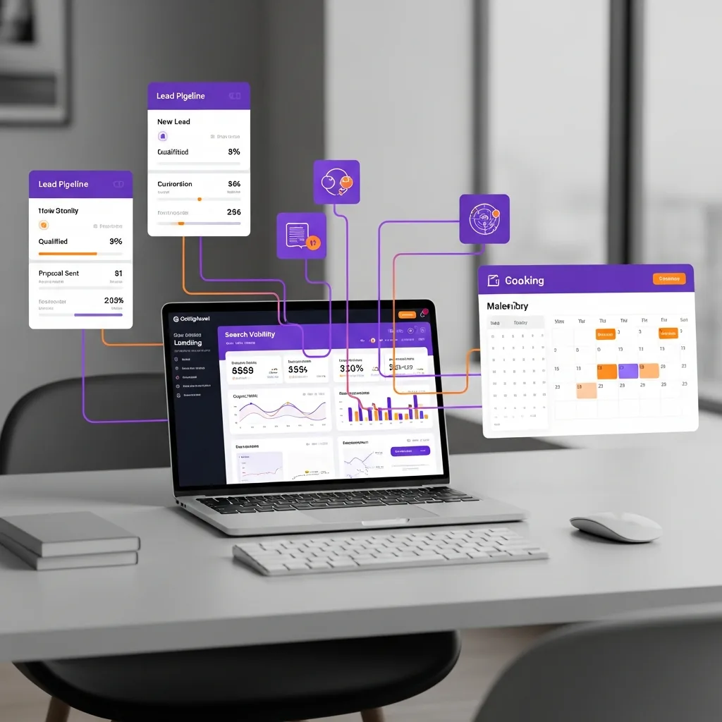 GoHighLevel funnel and local lead generation dashboard